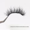 Veleasha Lashes 100% Real Mink Lashes 3D Luxurious False Eyelashes Hand-made Natural Long Cross False Lashes Wispy for Makeup 1 Pair Pack (No.A11)