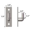 Wall Mount Gate Hinge 2 Pack Chain Link Fence Gate Hinges Fence Post Chain Link Gate Hinge with 5/8 Hinge Pin (Screws Not Included)
