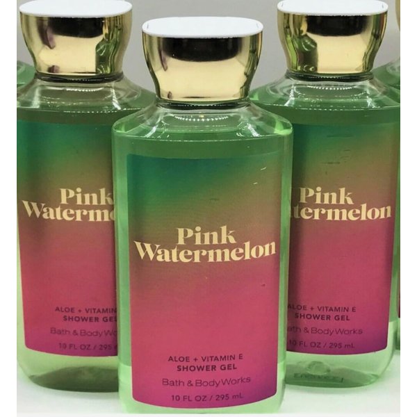 3 PINK WATERMELON Shower Gel bath body 10 oz