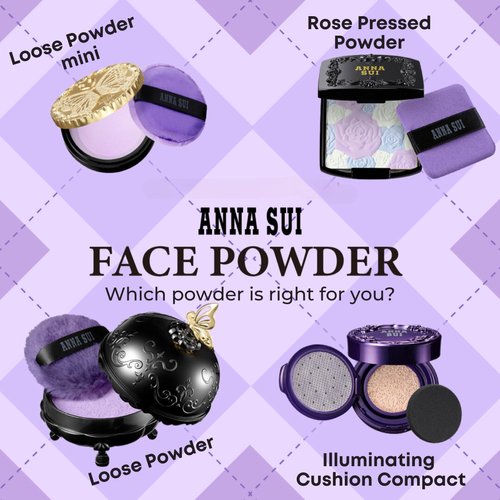 ANNA SUI - Puff Only - Refill and Case Sold Separately - Compatible with Loose Powder Mini