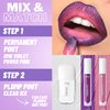 POP Beauty Plump Pout Clear Ice | Plumping Lip Oil, Hydrating Lip Gloss, Long Lasting Nourishing Lip Glow Oil Non-sticky