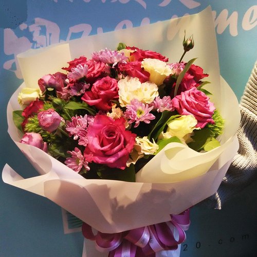BBJ WRAPS Korean Style Flower Wrapping Paper Floral Bouquet Gift Packaging Supplies Multi Colors 20 Counts (Yellow)