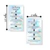 Lip Blush Aftercare Instructions Card | 50 Pack | 2x3.5" inches Business Card Size | Lip Glow Lip Blush PMU Lip Tint Lip Tattoo | Holographic Design