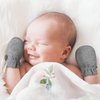 Newborn Baby No Scratch Mittens Stay On, 100% Cotton Breathable, Adjustable Infant Gloves for Baby Boys Girls Mittens