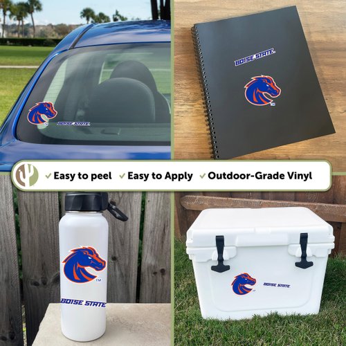 Boise State University BSU Broncos Sticker Vinyl Decal Laptop Water Bottle Car Scrapbook (4 Inch Set V1)