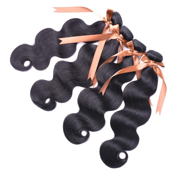ALLRUN Body Wave Bundles Human Hair 18 20 22 24Inch 100% Brazilian Virgin Hair Unprocessed Human Hair Body Wave 4 Bundles Body Wave Remy Weave Human Hair Extensions