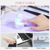 SAVILAND Small Gel Nail Lamp: Portable Mini Nail U V Lamp for Gel Nail Llight LED Nail Lamp Easy to Carry Quick Curing for Flashlight Manicure Nail Art Gel Nail Polish Home & Nail Salon