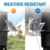 POWOXI 12V 1.7W Solar Panel for Deer Feeder Waterproof Solar Battery Charger with Mounting Bracket Alligator Clip Feeder Solar Panel 12 Volt Solar Panel