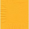 50 Plain Solid Colors Beverage Cocktail Napkins Paper - Harvest Yellow/School Bus Yellow