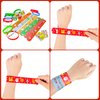 MGparty 72pcs Christmas Slap Bracelets Silicone Bracelets Bulk Party Favors Toys for Kids Xmas Party Favors Christmas Stocking Stuffers Gifts Goodie Bag Stuffers