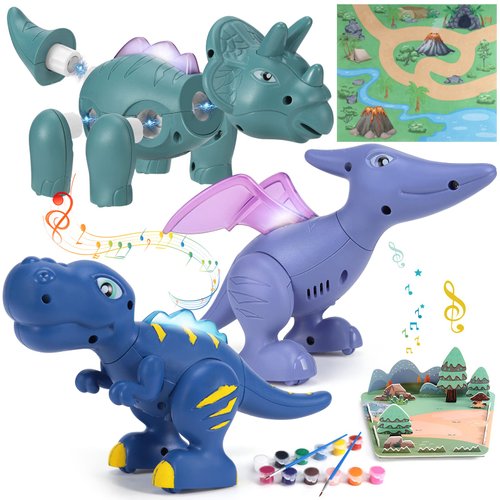 Dinosaur Toys for 3 4 5 6 7 8 Year Old Kids Boys, Kids Take Apart STEM Construction Building Kids Toys, Party Birthday Gifts Boys Girls