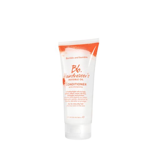 Bumble and bumble Hairdresser's Invisible Oil Hydrating Conditioner | Hydrating, Anti Frizz, Shine, Color Safe | Curly, Wavy, Straight | With Argan Oil, Coconut Oil + Grapeseed Oil, 6.7 fl. oz.