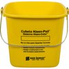 San Jamar Kleen-Pail® Plastic Cleaning Bucket 6 Quarts Yellow