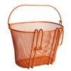 BIRIA Basket with Hooks Orange, Front, Removable, Children Wire mesh Small Kids Bicycle Basket, New, Orange