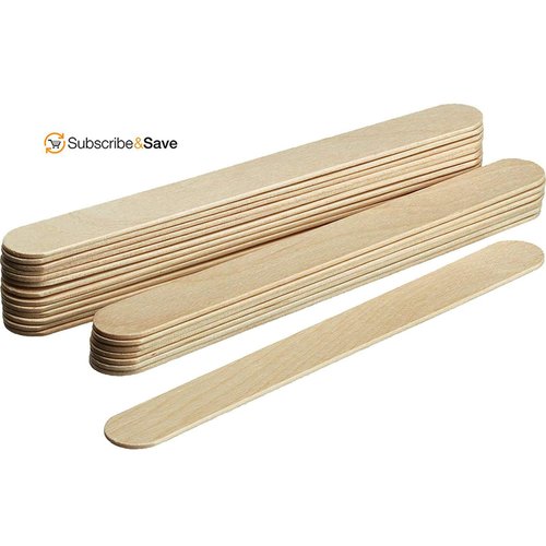 Dukal Tongue Depressors 6 inch. Pack of 100 Disposable Depressors for Seniors. Sterile wooden tongue depressors. Clean & Smooth. Latex-free, single use, wood.