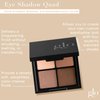 Glo Skin Beauty Eye Shadow Quad | Expertly Matched Shades for A Custom Eye Statement, (Cool Glow)
