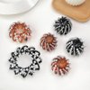 1Pc Rhinestone Black Birds Nest Hair Clips,Crystal Hair Claw Hair Clip Pearl Hair Ring Headdress Hair Fixed Meatball Head for Women Girls,Hair Accessories