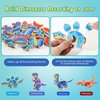 JugueteLand Magnetic Dinosaur Building Blocks, Wooden Dino Snap Blocks, STEM Take Apart Dinosaurs Playset, Montessori Fine Motor Skills Educational Learning Toy, Preschool Gift for 3 4 5 6 Years Kids
