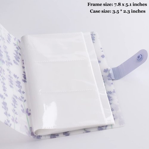 120 Slots Nail Stickers Storage Book Empty Nail Stickers Album Holder Photo Collection Book Water Decals Display Showing Shelf Binder Stencils Collecting Card Case Manicure Tools (Lvander)