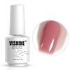 Vishine Jelly Crystal Gel Nail Polish 15ML Cover Pink Gel Polish Translucent Deep Pink Soak Off UV LED Gel Nail Polish Bright Color Home DIY Manicure Nail Salon Varnish #03