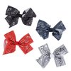 4 Pack Western Paisley Hair Bows for Women Hair Clips (Multi)
