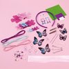 Make It Real: Crown Of Enchantment - DIY Jewelry Kit, Create Up To 12 Eye-Catching Charm Hair Accessories, Butterflies, 73 Pieces, All-In- 1 DIY KIT, Tweens & Girls, Arts & Crafts, Kids Ages 8+