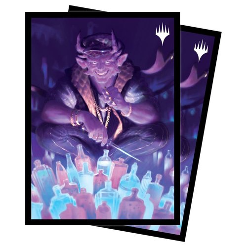 Ultra PRO - Magic: The Gathering - Streets of New Capenna 100ct Card Sleeves (C)- Protect Your Cards with ChromaFusion Technology and Prevent Wear and Tear on Your Collectible Cards