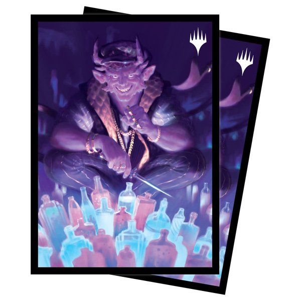 Ultra PRO - Magic: The Gathering - Streets of New Capenna 100ct Card Sleeves (C)- Protect Your Cards with ChromaFusion Technology and Prevent Wear and Tear on Your Collectible Cards