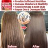 Keratin Hair Treatment-Purple Hair Mask Remove Brassy Yellow for Blonde,Platinum,Bleached Hair & Collagen Hair Mask With Biotin for Dry Damaged Hair,Natural Deep Conditioner with Argan Oil,Jojoba Oil