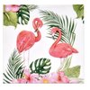 100 Pcs Pink Flamingo Luncheon Napkins Disposable Tropical Flamingos Hawaiian Luau Lunch Napkin for Summer Pool Beach Birthday Dinner Party Supplies