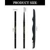 12Pcs Waterproof Light Brown Eyebrow Pencil Set, Professional Brow Micro Eyebrow Retractable Pencil, Ultra Fine Long Lasting for Perfect Eye Liner Brows Eye Makeup Shaping & Filling Brow Gel Pen- 02