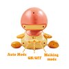 YONGSHUO Baby Musical Duck Family Toys, Early Education Kids Toys for Boys Girls Swing/Walking/Lights/Dancing Infant Tummy Time CrawlingToys Christmas Birthday Gifts (with 2 PCS Baby Duck)
