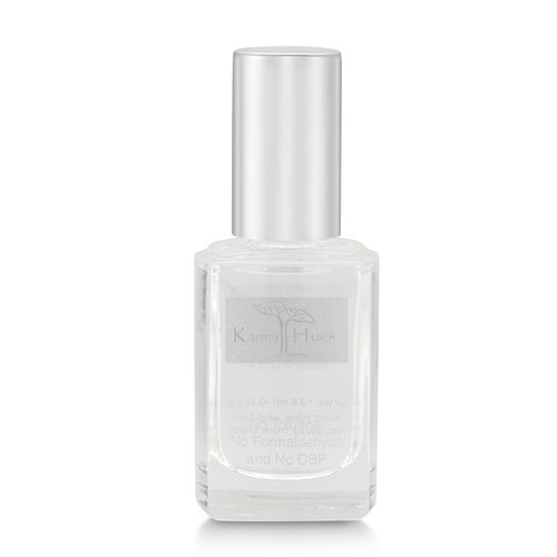 Karma Organic Gel Top Coat Nail Polish 0.43 FL oz, UV Shine Finish Quick Dry, No Wipe Nail Lacquer, Long Lasting No Chip Top Coat, High Gloss Gel for Acrylic Nails Art - Non-Toxic Vegan & Cruelty-Free