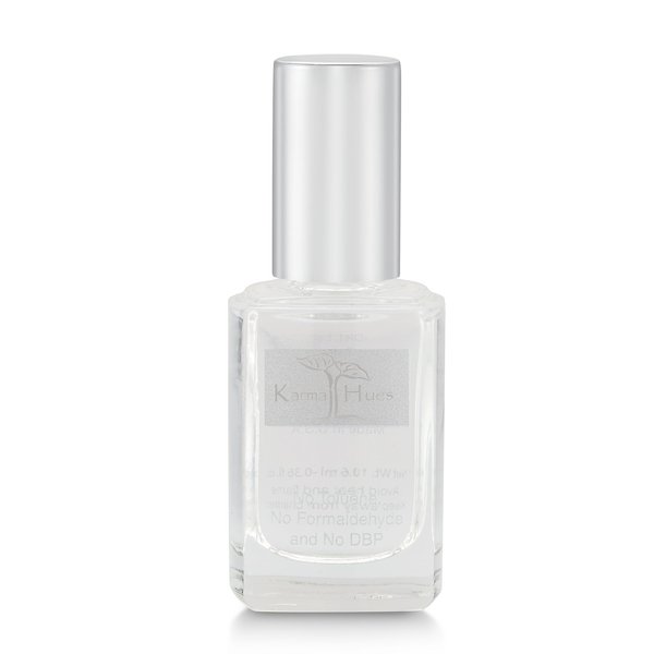 Karma Organic Gel Top Coat Nail Polish 0.43 FL oz, UV Shine Finish Quick Dry, No Wipe Nail Lacquer, Long Lasting No Chip Top Coat, High Gloss Gel for Acrylic Nails Art - Non-Toxic Vegan & Cruelty-Free