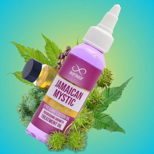 Infinix Treatment Hair Oil - Jamaican Mystic - Extra Dark Castor Oil Infused - Nourishing Growth,...