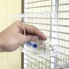 Tweeky Clean Tidy Bird Feeder Bonka Bird Toys Plastic Durable Clear Acrylic Parrotlet Conure Budgie
