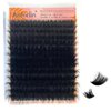 Fluffy Lash Clusters 10-20mm Thick 200D Cluster Eyelash Extensions 224 Pcs D Curl Volume Eyelash Clusters 3D Natural Lash Clusters False Eyelashes DIY at Home, by Anforlin