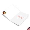 NobleWorks 12 Funny Christmas Cards w/5 x 7 Inch Envelopes (1 Design, 12 Each) - Morning Person C10750XSG-B12x1