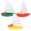 Vaguelly Toy Boat Bath Toys, Mini Sailing Boat Yacht Pool Toy Speed Boat Sailing Boat Bathtub Floating Toy for Kids Educational Toys Bathing Swimming Pool Toy