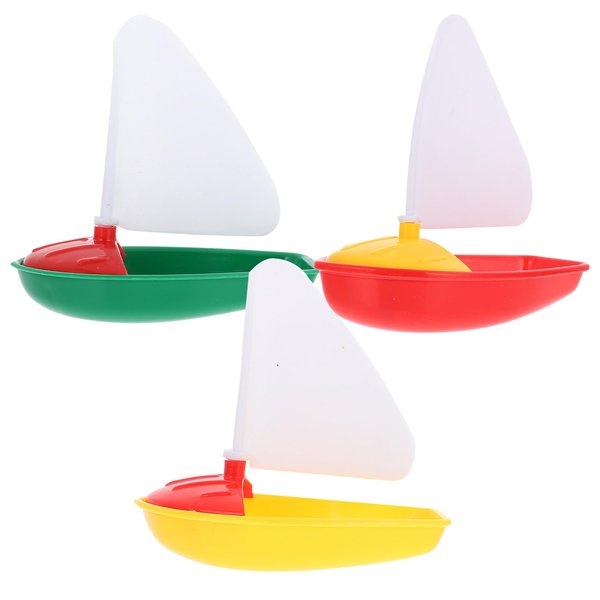 Vaguelly Toy Boat Bath Toys, Mini Sailing Boat Yacht Pool Toy Speed Boat Sailing Boat Bathtub Floating Toy for Kids Educational Toys Bathing Swimming Pool Toy