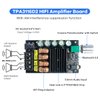200W Bluetooth 5.0 Amplifier Board TPA3116D2 100W+100W Stereo Dual Channel Amp Board Audio Receiver for Home DIY Speakers