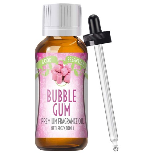 Good Essential - Professional Bubble Gum Fragrance Oil 30ml for Diffuser, Candles, Soaps, Lotions, Perfume 1 fl oz - Bubble Gum Scented Fragrance Oil for Candle Making & Slime - Candle Fragrance Oil