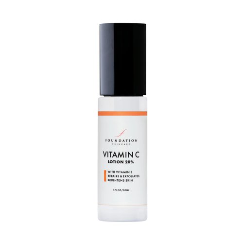Foundation Skincare Vitamin C Face Cream with 20% Concentration - Brightening Face Moisturizer for Women & Men, Formulated with Ascorbic Acid and Vitamin E - 1 Fl Oz (60 pumps)