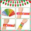 MGparty 72pcs Christmas Slap Bracelets Party Favors Toys for Kids Xmas Party Favors Christmas Stocking Stuffers Gifts Birthday Gifts (Christmas)