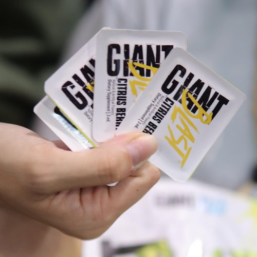 Giant Edge Series Giant Blast - On the Go Energy Formula, Caffeinated Energy Shot with Glycerol and Nootropics for Energy & Endurance (Citrus Berry, 20 Pack)