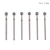 MZCMSL 6pcs Pro Diamond Ball Bits,Cuticle Drill Bit Set for Russian Manicure,3/32 Shank efile Bit (φ5.0mm)