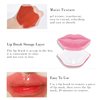 FREEORR 20Pcs Lip Mask Sheet,Pink Moisturizing Plumping Lip Masks Overnight,Pink Lip Mask Gel Treatment Lip Masks for Dry Lips Plump Lip Collagen Overnight Sleeping Lip Mask Pads Patches（Pink）