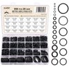 O Ring Kit, 950 Pcs Rubber O-Ring Assortment Kit, Plusmart 20 Sizes Washer Gasket Set for Pressure Washer, Plumbing Sealing Repair, Air or Gas Connections, Resist Oil and Heat