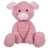 Apricot Lamb Plush Toys Corduroy Pig Stuffed Animal Soft Cuddly Perfect for Child (Corduroy Pig，8.5 Inches)