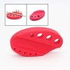 Pinkiou Permanent Makeup Holder Silicone Eyebrow Tattoo Pigment Organizer Ink Cotton Swabs Cup Holders Microblading Supplies (Red)